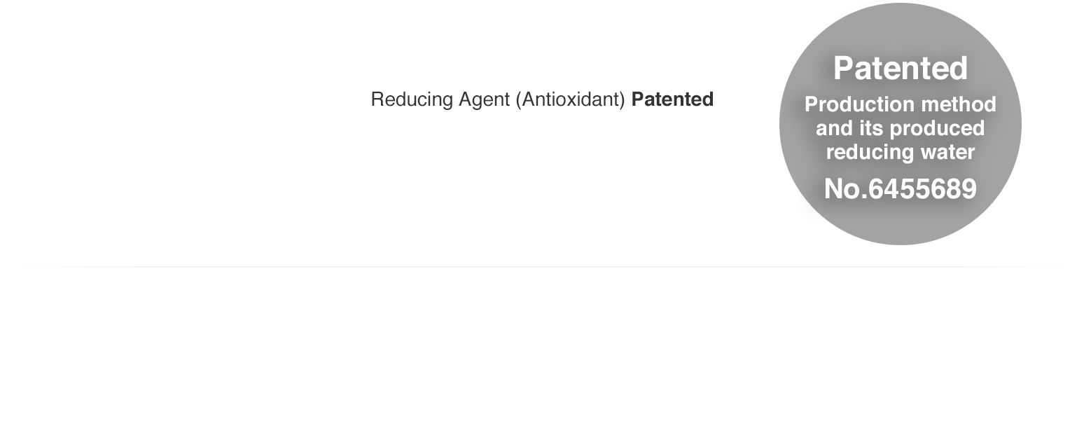 MyNIC-S®｜Production method and its produced reducing water｜Patented
